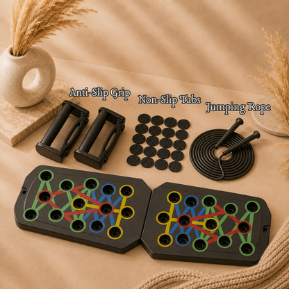 Real Plate Push-Up Board — Full Body Home Gym in One Tool
