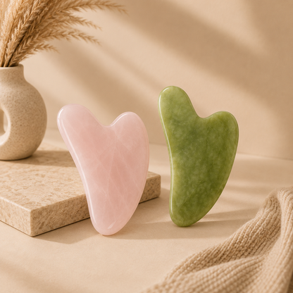 Real Plate Gua Sha — Face & Body Wellness Tool