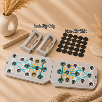 Real Plate Push-Up Board — Full Body Home Gym in One Tool